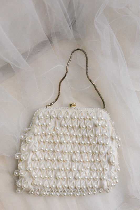 Pearl Beaded Purse